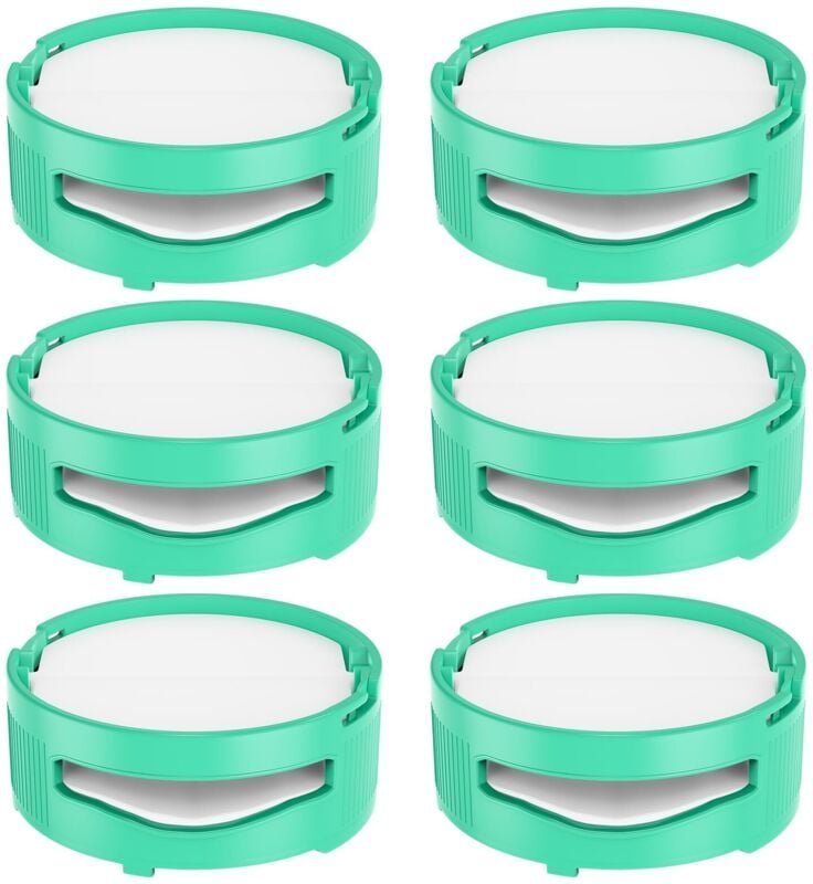 6er-Pack Ersatz-Geruchsfilter für Shark IZ400UKT, IZ400UK, IZ420UKT, NZ860UKT, NZ860UK, AZ913UK, AZ913UKT, HZ3000UKT Sta...
