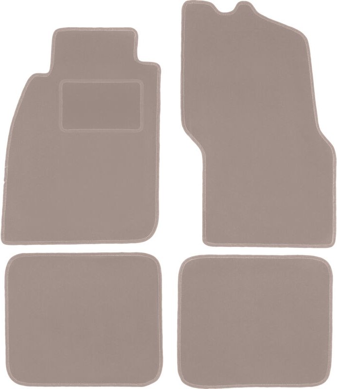 Beige Veloursmatten für: Mitsubishi Carisma Limousine, Liftback, Fließheck (1995-2004)