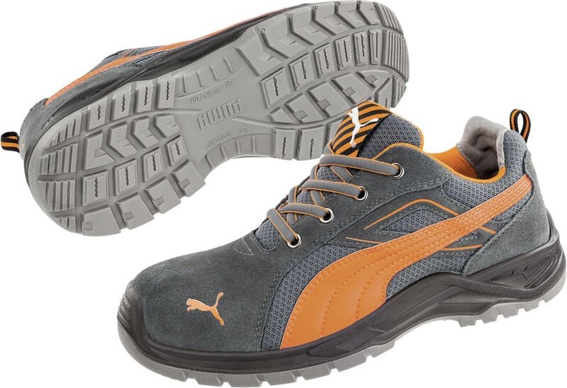 Thumbnail - PUMA Omni Orange Low SRC 643620-45 Sicherheitsschuh S1P Schuhgröße (EU): 45 Schwarz, Orange 1 St.