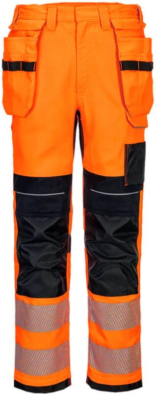 Holster-Hose PW3 FR Hi-Vis Orange/Schwarz S - FR(40) - UK(32)