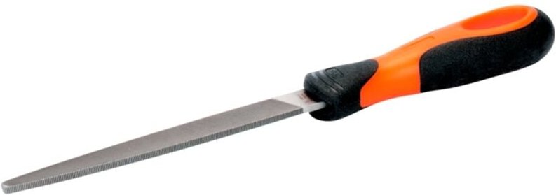 Bahco ERGO Flachfeile mit konisch zulaufenden Kanten, Schlicht 300 mm, Hieb 3