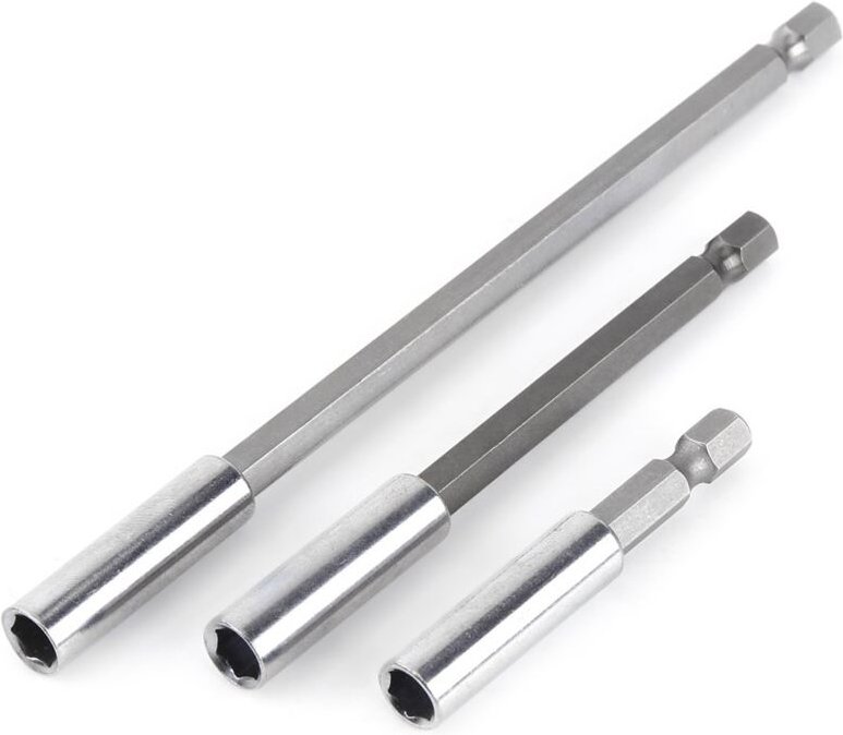 Bithalter, 3 Stück, elektrischer Bohrer, Schraubendreher, Verlängerungsstange, magnetischer Bithalter, 1/4 Zoll Schaft, ...