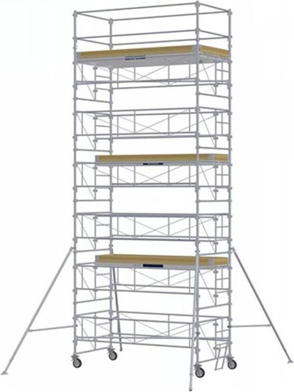 Matisère - Stahl-Fahrgerüst - Mini Arbeitsbühne - Maxi arbeitshöhe 7.60m - 8545050