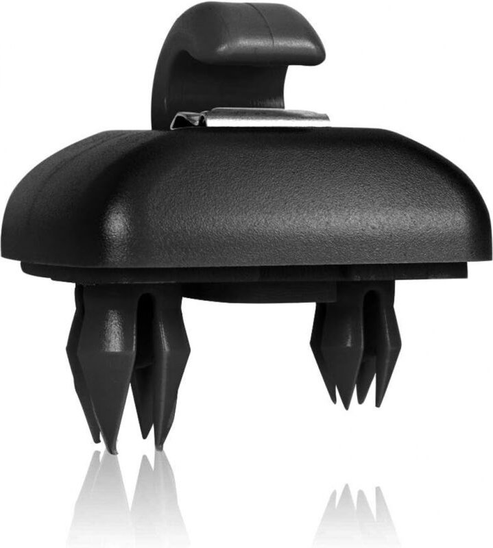 1 Stück Schwarz Auto Sonnenblende Clip Sonnenblende Clip, Auto Sonnenblende Haken Halter Haken für Audi A1 A3 A4 A5 Q3 Q...