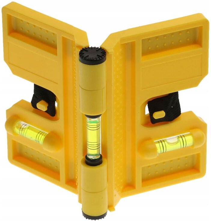 Wasserwaage für Pfosten Magnet Eckwinkel