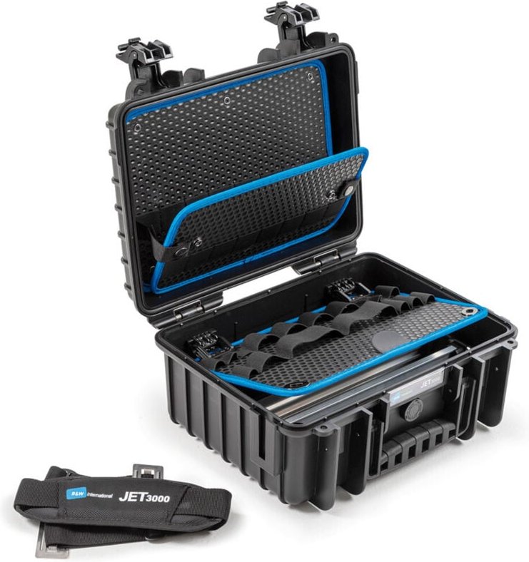 B+w - b&w Werkzeugkoffer jet 3000 Werkzeugbox ohne Werkzeug, Koffer 36,4x29,5x17 cm