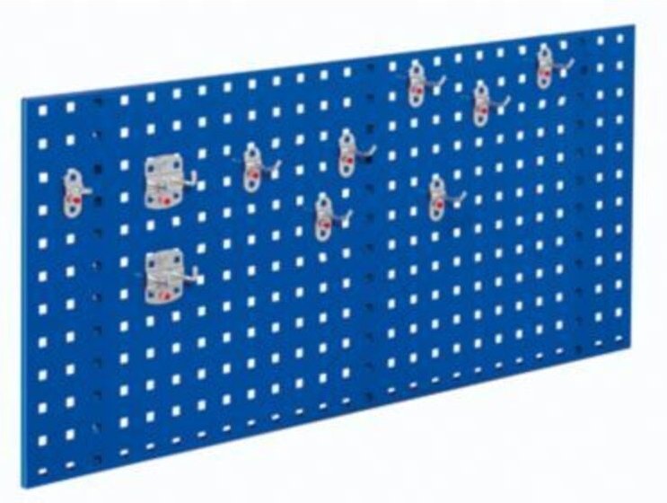 Kappes ®RasterPlan Einsteigerset 5 1x Lochplatte 1000x450mm 1x Werkzeughaltersortiment 10-teilig Enzianblau RAL 5010