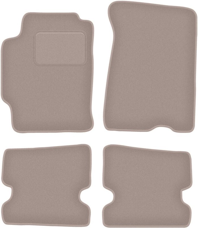 Beige Velours-Fußmatten für: Mazda MX-6 II Coupé (1992-1997)