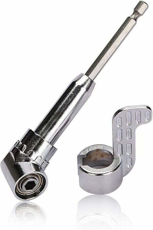 105-Grad-Winkelschraubendreher mit 1/4-Zoll-Sechskant-Bit für Bohrer