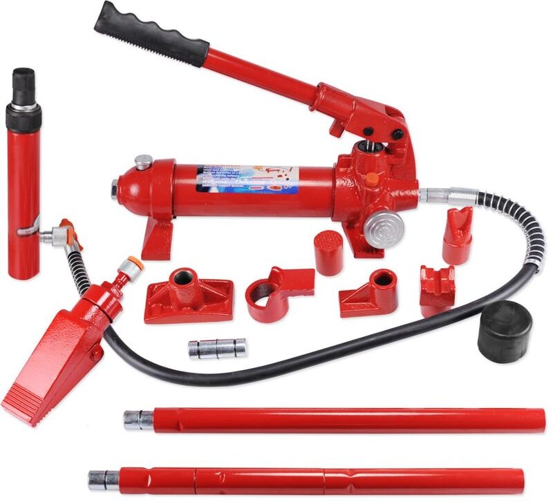 Varan Motors - XRD0701 Satz zum Richten und Ausbeulen von Karosserien Hydraulische Presse 4T