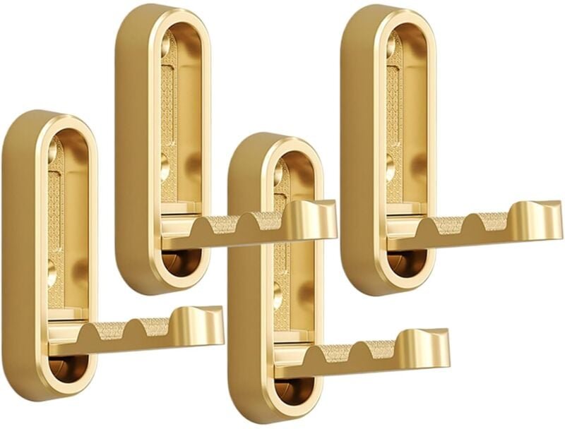 Klappbare Wandhaken Klappbare Garderobenständer zur Wandmontage – 4er-Pack robuste Handtuchhalter, dekorativer Aufbewahr...