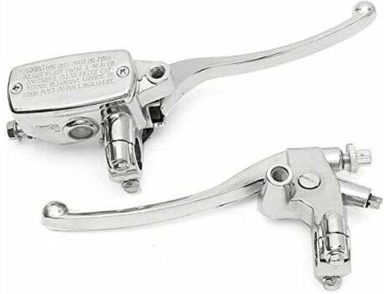 Odipie - 22MM Motorrad-Hydraulikbremszylinder-Kupplungshebel Chrom
