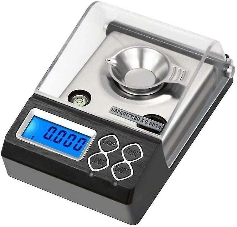 Professionelle Präzisions-Digitalwaage, Milligramm, elektronische Mini-Pulverwaage, Gold-Schmuckwaage