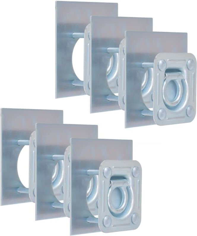 Thumbnail - Zurrösen für Anhänger 6 Stk. Verzinkter Stahl 2000 kg - Vidaxl