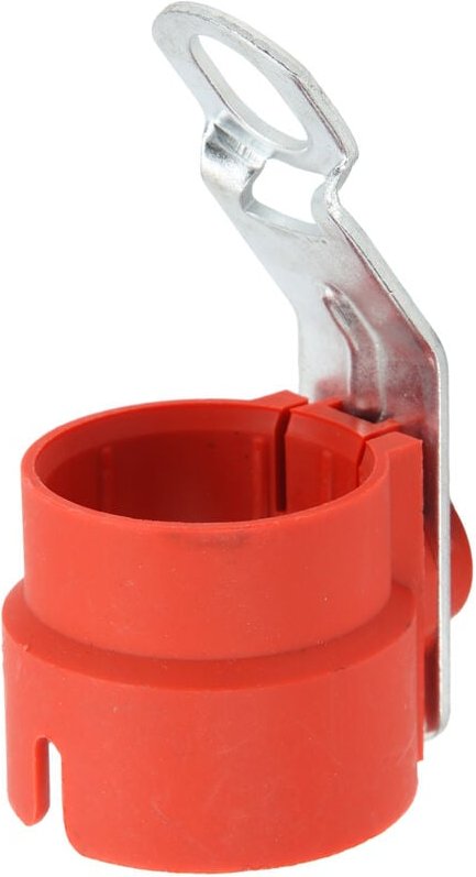 Zoternen - Anhängersteckdosenhalterung, universell, wetterfest, schützend, starr, Zubehör für 7-13-poligen Stecker, Rot
