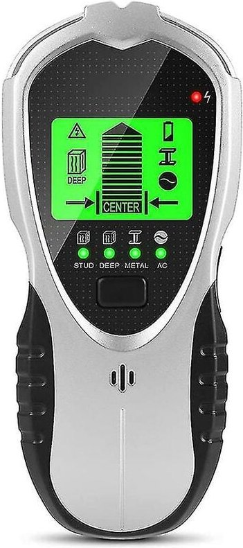 Woosien - Kabelfinder, Wandscanner-Detektor, 4-in-1, multifunktional, mit LCD-Display, Audio-Alarm, Metalldetektor für M...