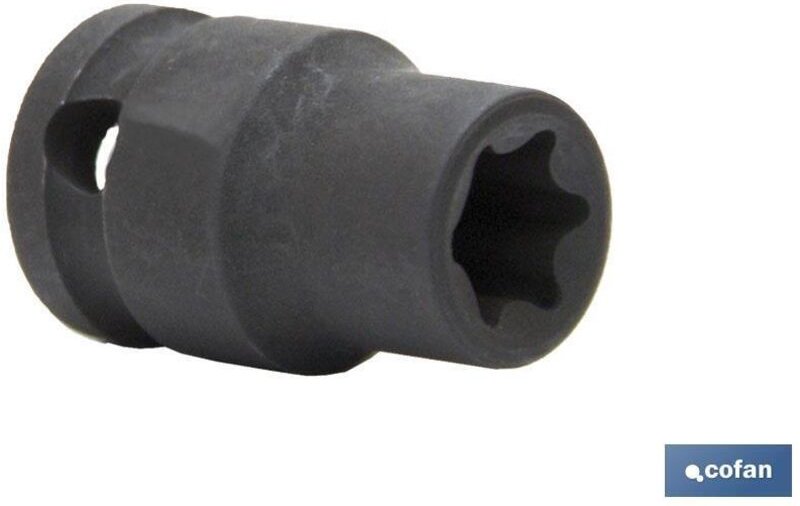 Kraft-Stecknuss 3/8 Torx E-6