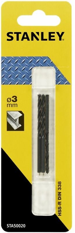 Thumbnail - 3 HSS-R laminierte Metallbohrer ø 3mm STY-STA50020-QZ