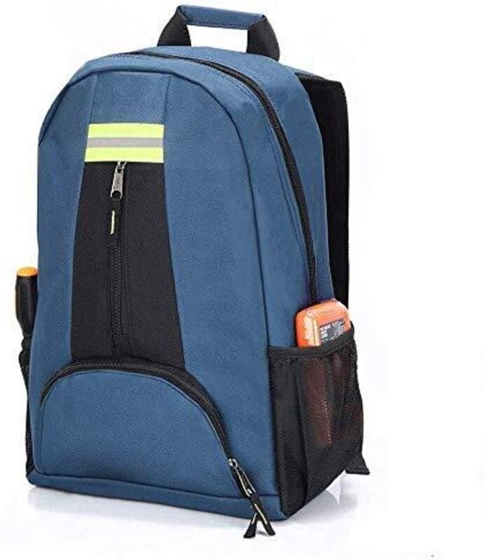 Thumbnail - Werkzeugtasche für Elektriker, robuster Werkzeugrucksack, Werkzeugrucksack-Organizer, Arbeitsrucksack mit mehreren Tasch...