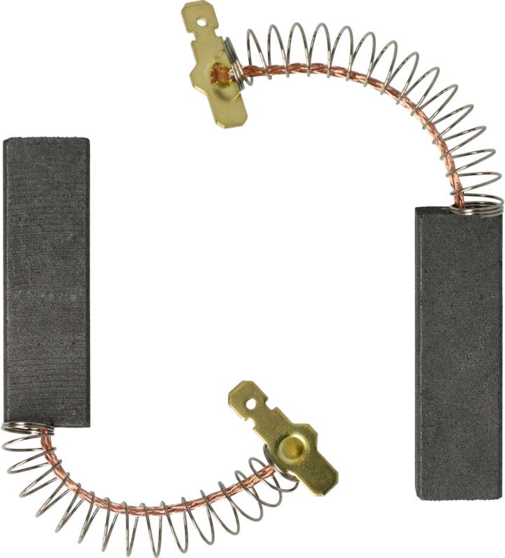 vhbw 2x Kohlebürste kompatibel mit Siemens WM14Q461FF12, WM14S481FF23, WM16S490FF01 Waschmaschine + Feder