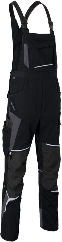 Kübler Latzhose bodyforce 3125 schwarz/anthrazit Gr. 44