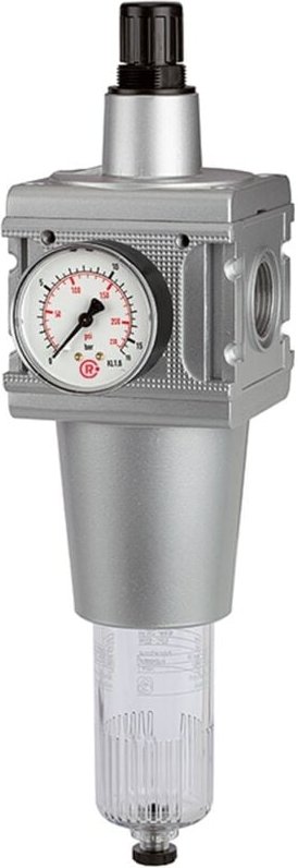 Thumbnail - Filterregler multifix 12000L/min mit Manometer, 0,5 - 10 bar, G1' - Riegler