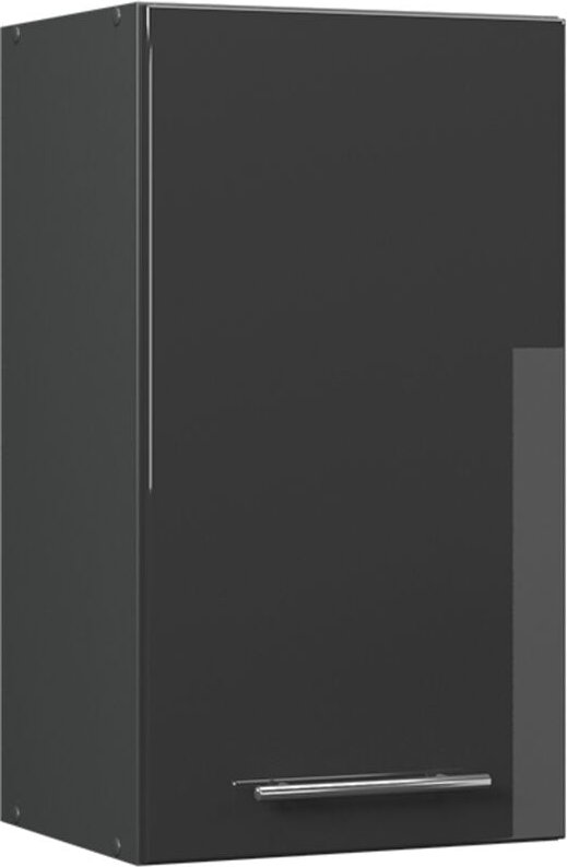 Hängeschrank Fame-Line, Anthrazit Hochglanz, 40 cm, Vicco