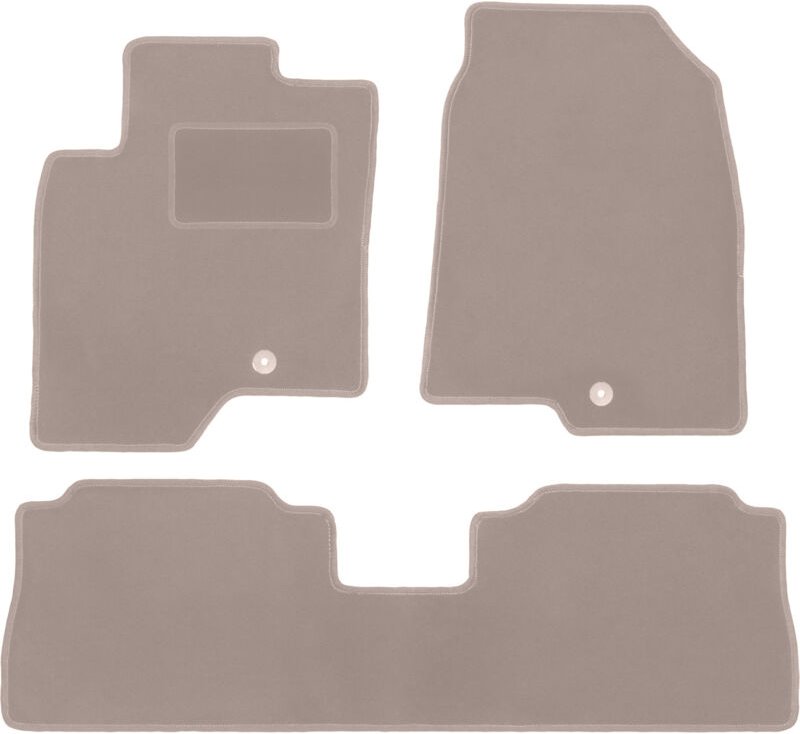 Beige Veloursmatten für: Chevrolet Captiva SUV (2006-2017)