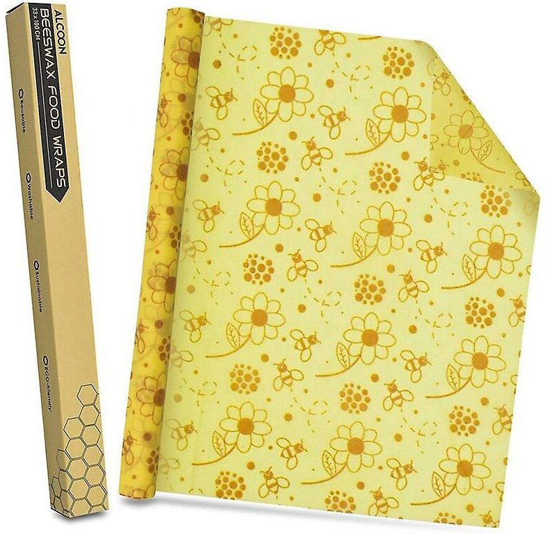 Bienenwachs-Lebensmittelfolie, wiederverwendbar, wiederverwendbare Kunststofffolie – freundliche Lebensmittelaufbewahrun...