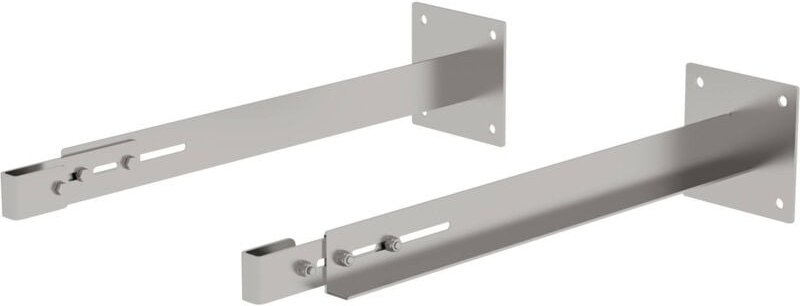 Thumbnail - Sonderwandhalter starr Edelstahl 0,8 - 0,9 m - 064273 - Günzburger Steigtechnik