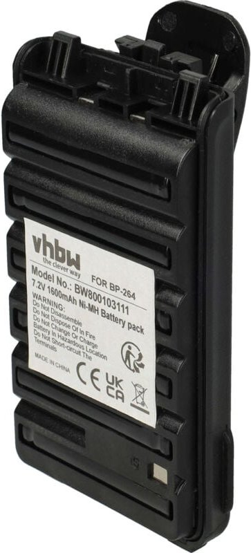 Thumbnail - 1x Akku kompatibel mit Icom IC-F27, IC-F27SR, IC-F3003, IC-F300I, IC-F4003, IC-F400I Funkgerät, Walkie Talkie (1600 mAh,...