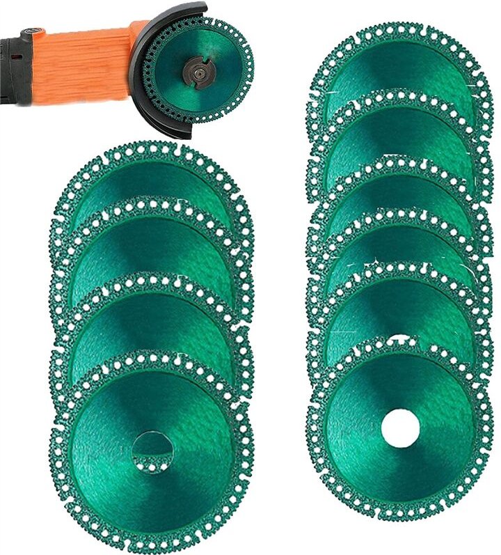 UnzerstöRbare Scheibe für Grinder, Trennscheibe, Zusammengesetztes Multifunktionales SäGeblatt (10 StüCk)