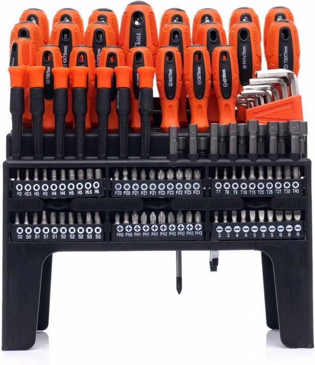 Schraubendreher- und Bit-Set 122-tlg. KD10958