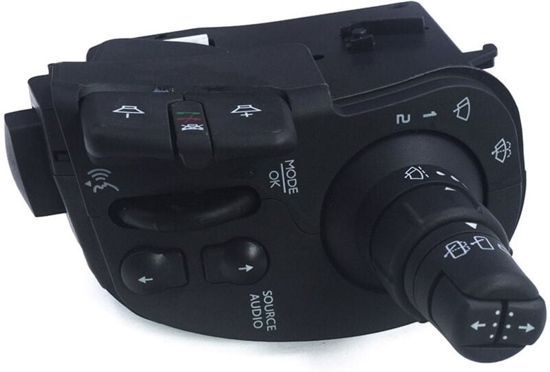 Kompatibler Schalter für Clio 3, Kangoo 2 und Modus (2005-2012). Bedienelemente für Scheibenwischer, Scheibenwaschanlage...