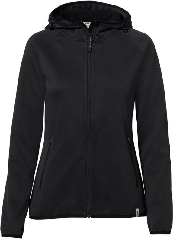 HAKRO Damen Kapuzen-Tecjacke Florida 263 Gr. M schwarz