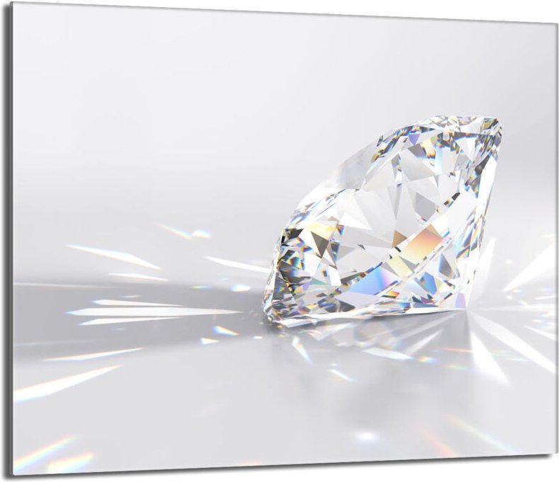 Glasschutzplatte für den Herd 60x52 Diamond