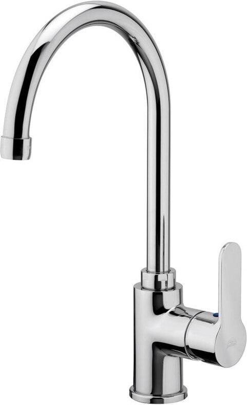 Trade Shop Traesio - Trade Shop - chrom-einhand-mischer für küchenspüle mit hoher auslauf -