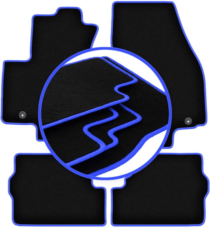 CARLUX-BLUE Autofußmatten für: Opel Zafira A Minivan (1999-2005)