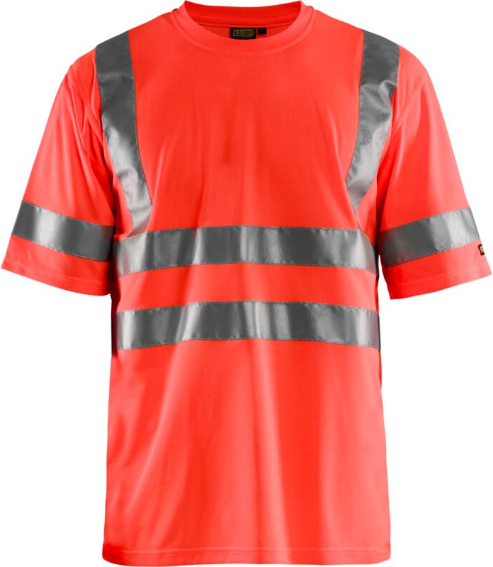Hochsichtbares Arbeitst-Shirt 3413 - Neonrot M