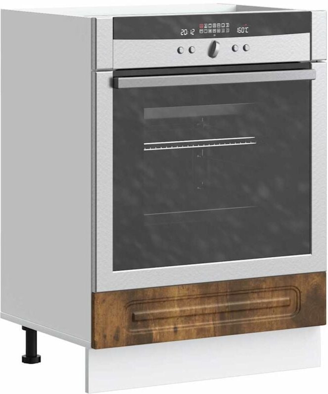 Herdumbauschrank Kalmar Räuchereiche Holzwerkstoff Vidaxl