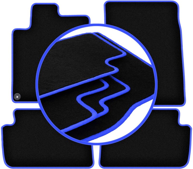 CARLUX-BLUE Autofußmatten für: Citroen C5 I Limousine, Kombi (2001-2008)