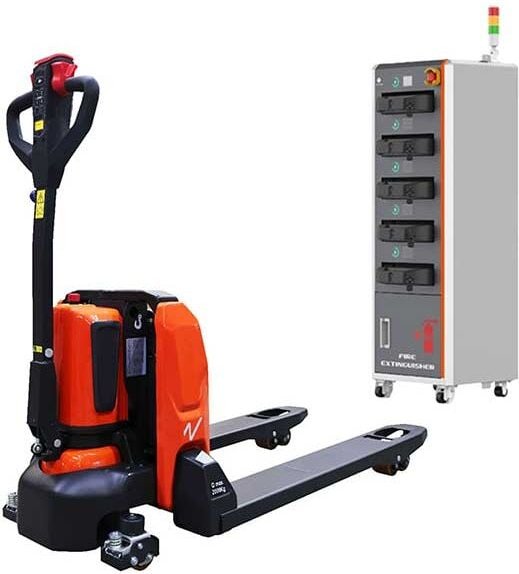 Matisère - Elektro-Hubwagen – Lithium-Batterie 48 v, 20 Ah – Tragfähigkeit 2 t – Intensiver Einsatz bis -15 °c – Logisti...