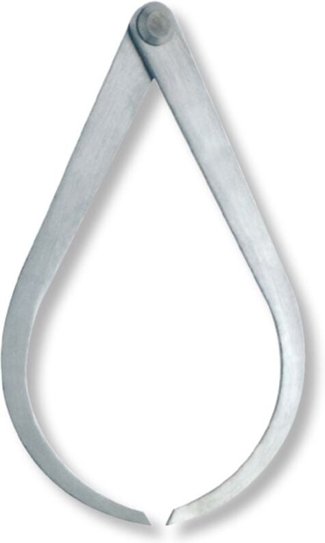 Greifzirkel active Stahl poliert außen 300mm