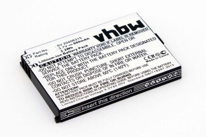 Vhbw - Akku kompatibel mit Swissvoice eSense e-Sense, Color e schnurlos Festnetz Telefon (600 mAh, 3,7 v, Li-Ion)