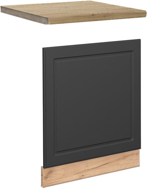 Thumbnail - Vicco - Frontblende Fame-Line, Anthrazit-Gold, 60 cm , ap Eiche