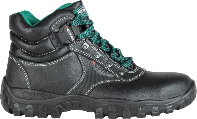 Cofra SS3P43 Plutone S3 Sicherheitsschuh, Schwarz/Hellblau, 43