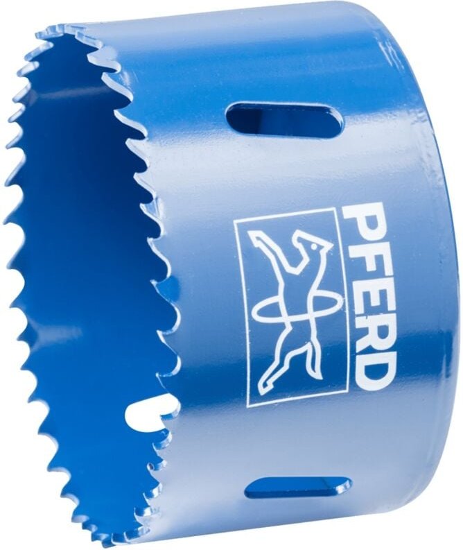 PFERD TOOLS Bi-Metall Lochsäge Co8/M42 Ø 73 mm Schnitttiefe 31 mm für Stahl, Edelstahl, Blech, Holz