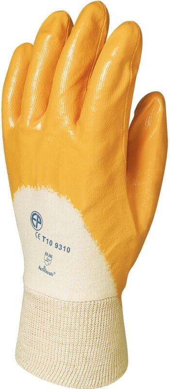 Pack mit 10 Paar Handhabungshandschuhen EURODEX ultra leicht gelb qualsup Größe 7