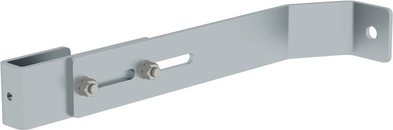 Munk - Günzburger Steigtechnik Wandhalter verstellbar Stahl verzinkt 280 - 330 mm für Schachtleitern - 060023