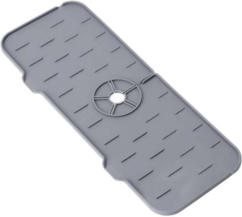 Thumbnail - Shining House - Spritzschutz für Küchenspüle, Silikon-Wasserhahngriff, Tropfauffangschale, saugfähige Matte für Küchensp...